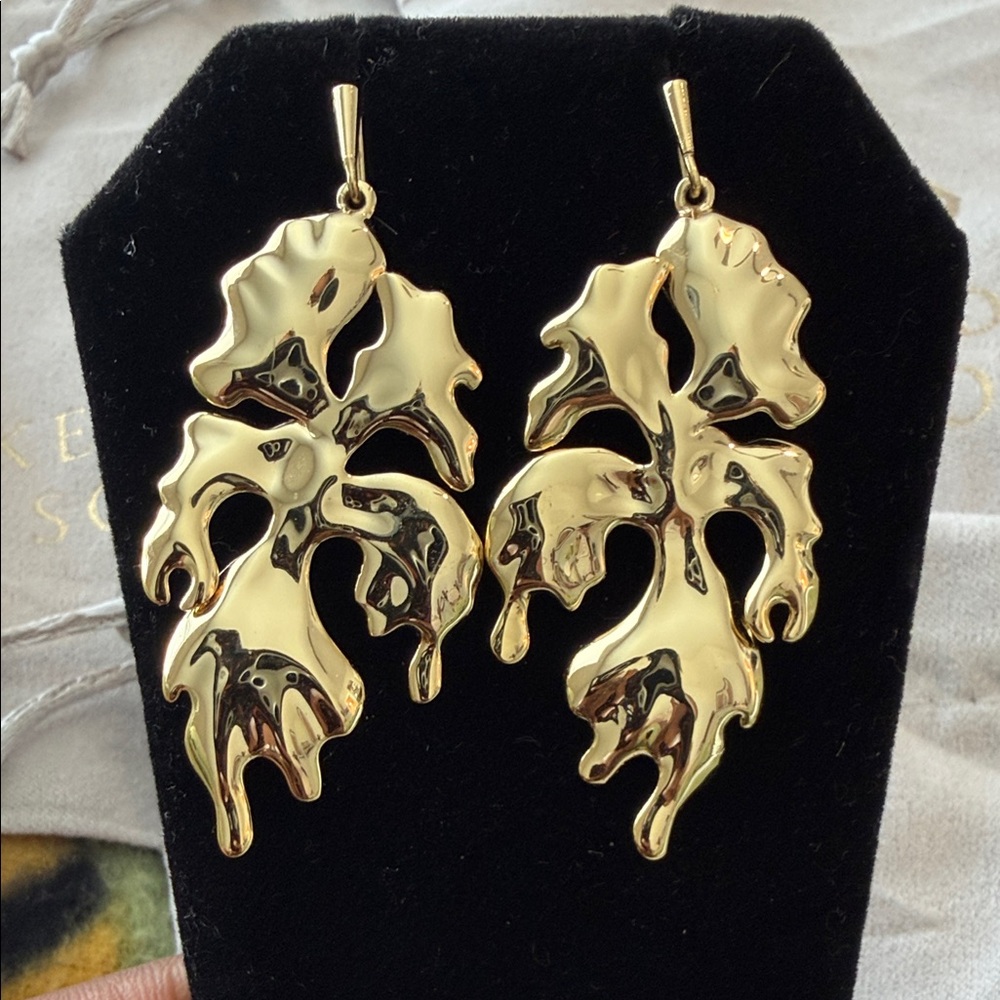Kendra Scott Gold Savannah Drop Earrings